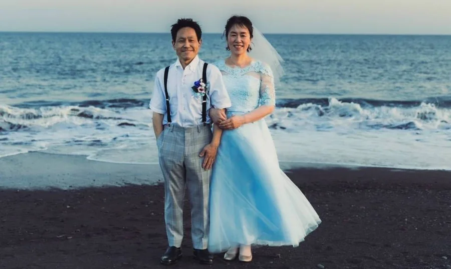 成婚された50代女性（東京都）ご夫婦のお写真